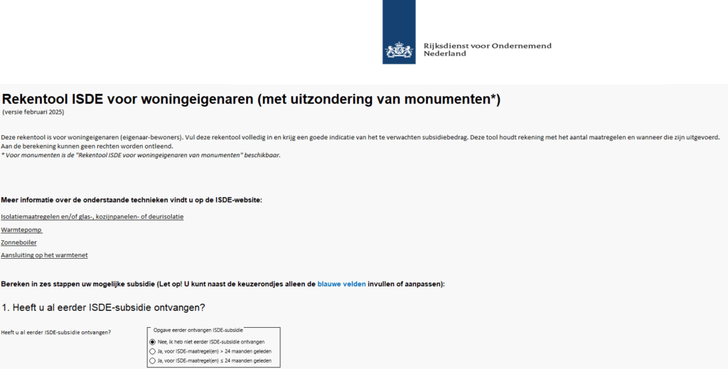 ISDE Rekentool 2025: zo werkt het en zo voorkomt u fouten bij uw subsidieaanvraag