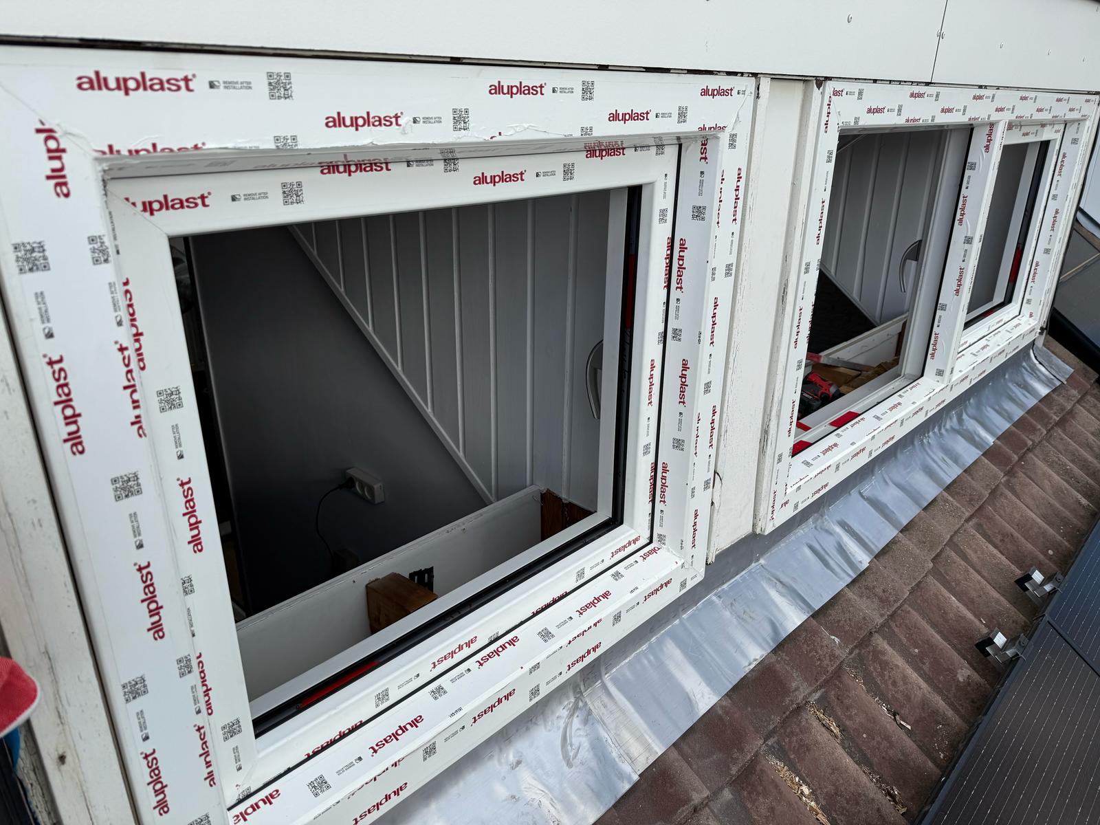 Glas plaatsen van 2m bij 1.5 met afstandhouders